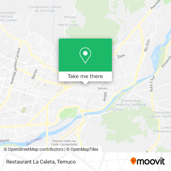 Restaurant La Caleta map