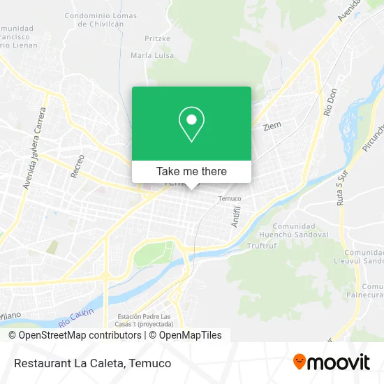 Restaurant La Caleta map