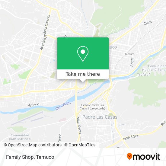 Family Shop map