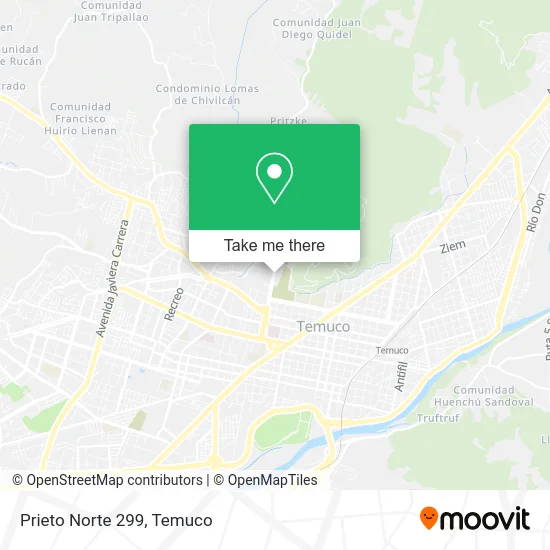 Prieto Norte 299 map