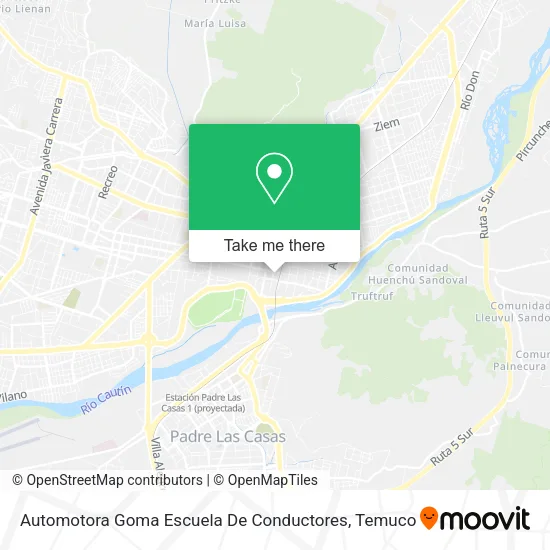 Mapa de Automotora Goma Escuela De Conductores