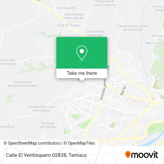 Calle El Ventisquero 02838 map