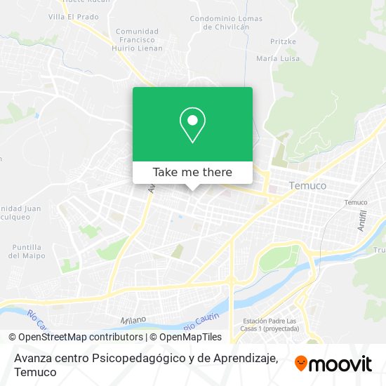 Avanza centro Psicopedagógico y de Aprendizaje map