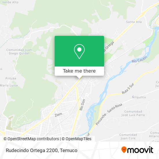 Mapa de Rudecindo Ortega 2200