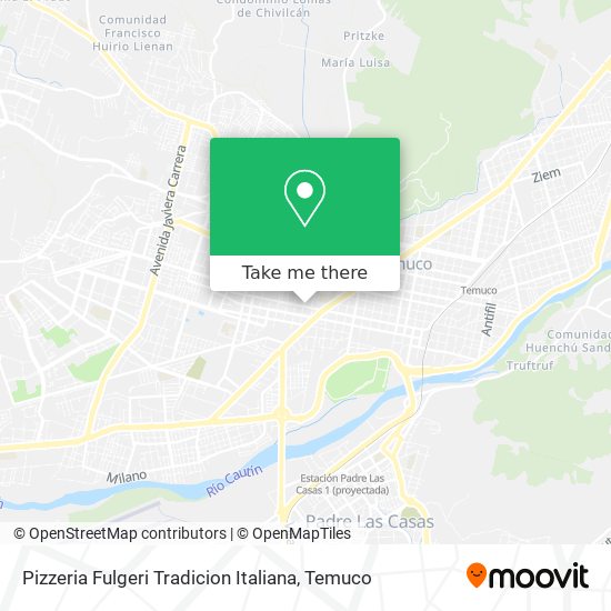 Mapa de Pizzeria Fulgeri Tradicion Italiana