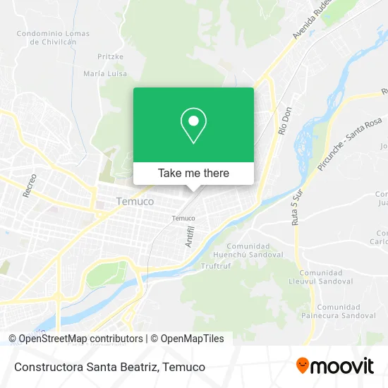 Constructora Santa Beatriz map