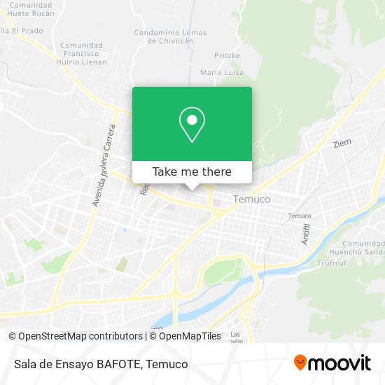 Mapa de Sala de Ensayo BAFOTE
