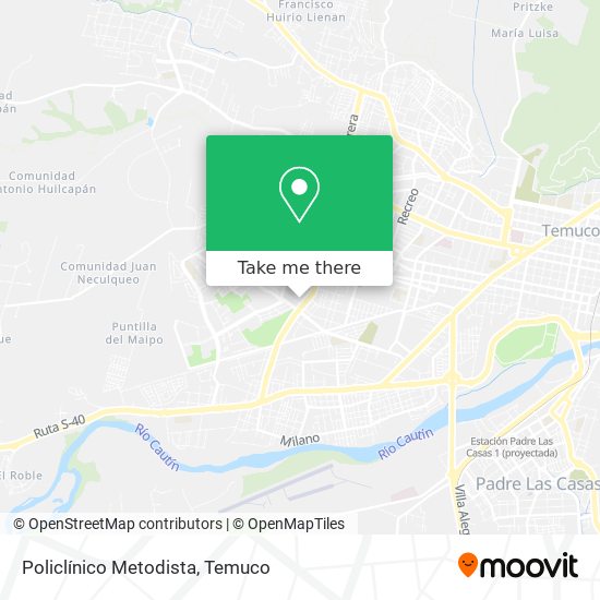 Policlínico Metodista map