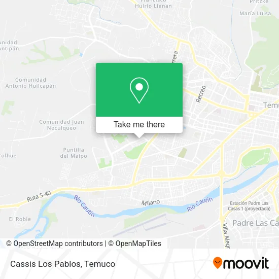 Cassis Los Pablos map