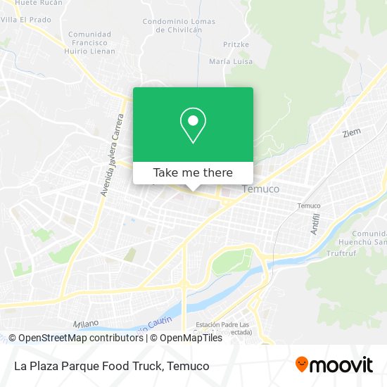 La Plaza Parque Food Truck map