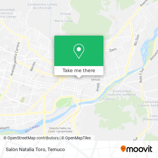 Salón Natalia Toro map