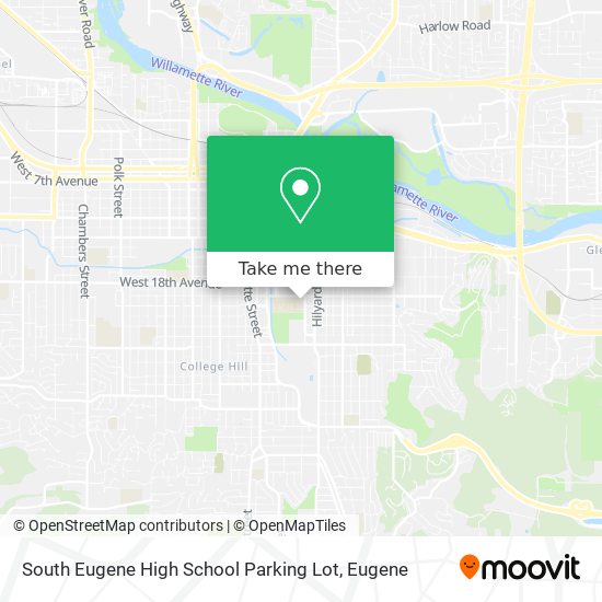 South Eugene High School Parking Lot map