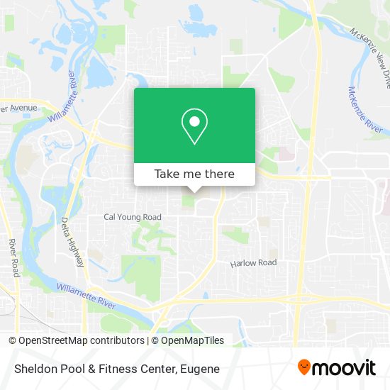 Sheldon Pool & Fitness Center map