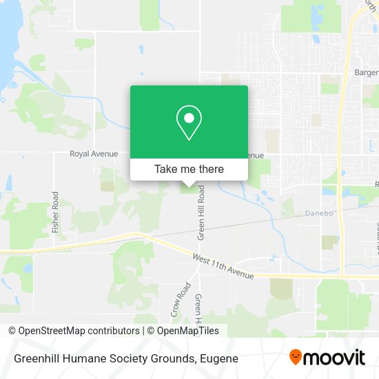 Mapa de Greenhill Humane Society Grounds