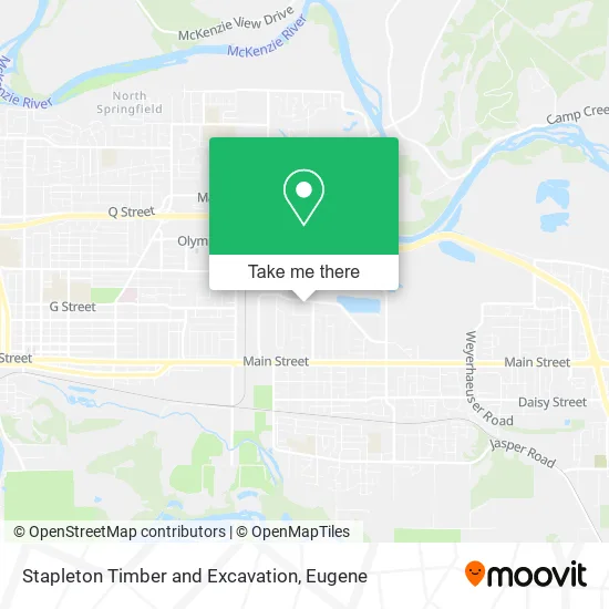 Stapleton Timber and Excavation map
