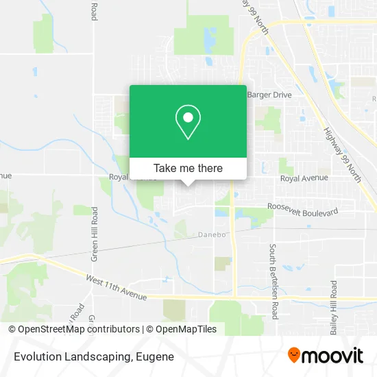 Evolution Landscaping map