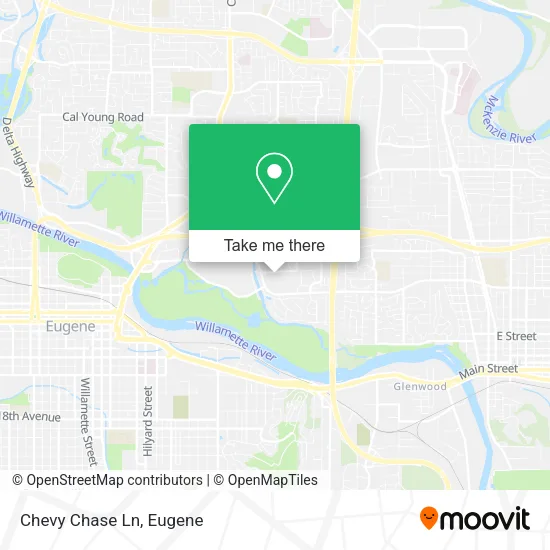 Chevy Chase Ln map