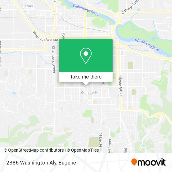 Mapa de 2386 Washington Aly