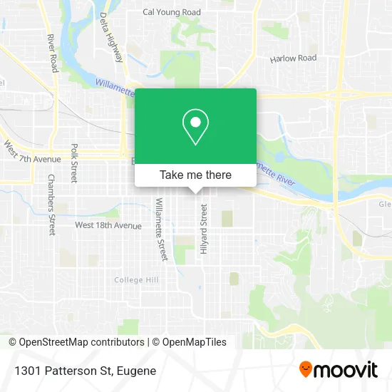 Mapa de 1301 Patterson St