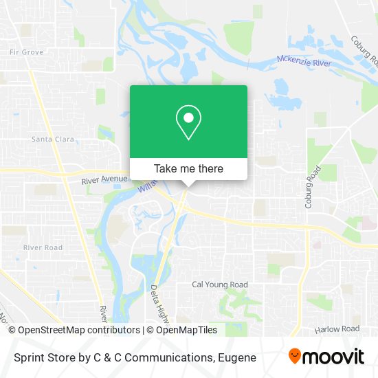 Mapa de Sprint Store by C & C Communications