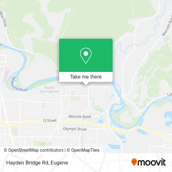 Hayden Bridge Rd map