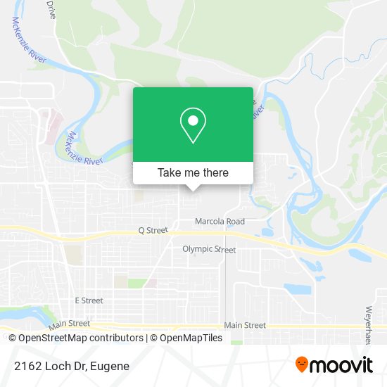 Mapa de 2162 Loch Dr
