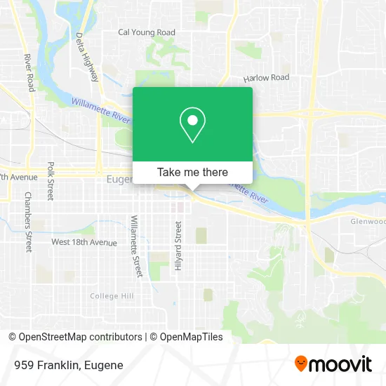 959 Franklin map