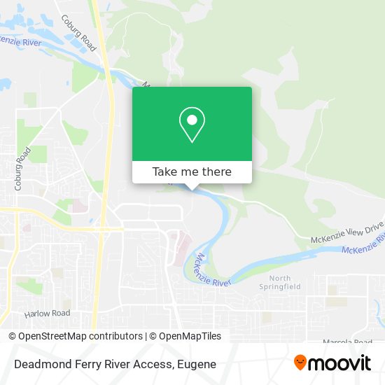 Mapa de Deadmond Ferry River Access