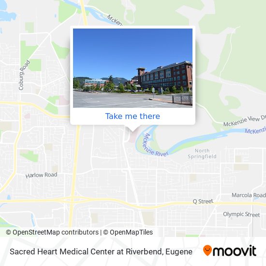 Mapa de Sacred Heart Medical Center at Riverbend