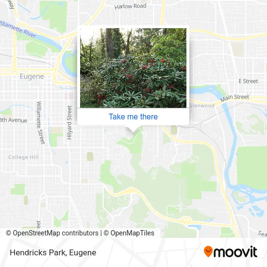 Mapa de Hendricks Park