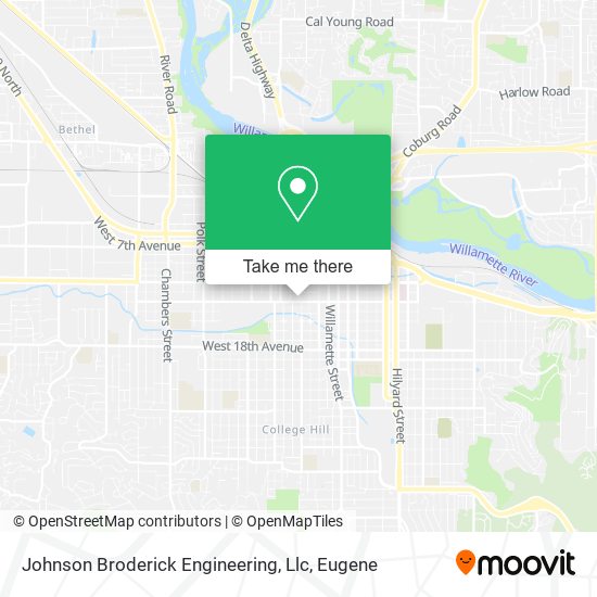 Mapa de Johnson Broderick Engineering, Llc