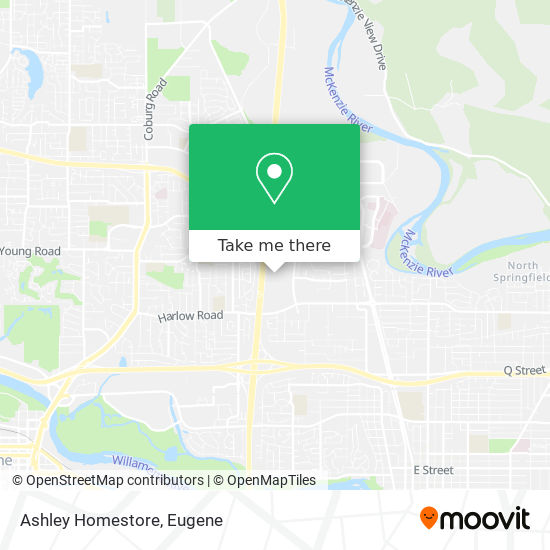 Ashley Homestore map