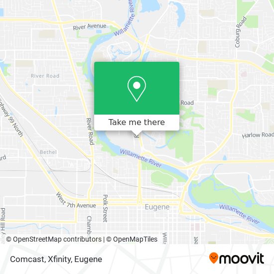 Comcast, Xfinity map