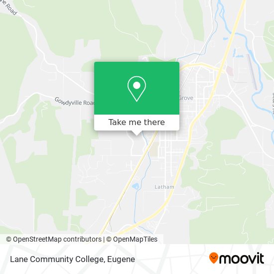 Mapa de Lane Community College