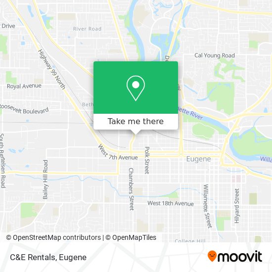 How To Get To C E Rentals In Eugene By Bus