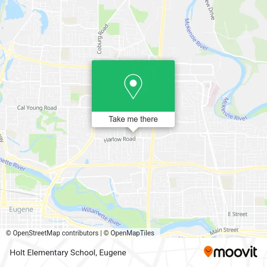 Holt Elementary School map