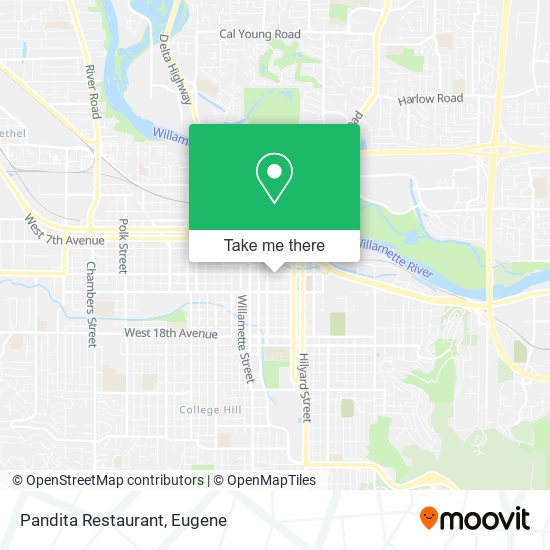Mapa de Pandita Restaurant