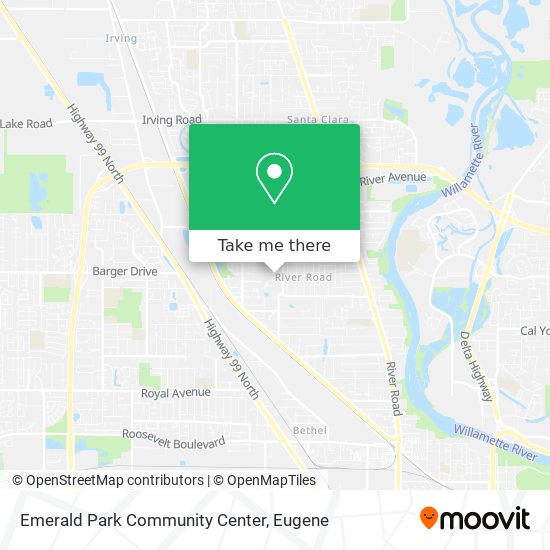 Emerald Park Community Center map