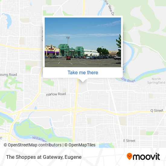 The Shoppes at Gateway map