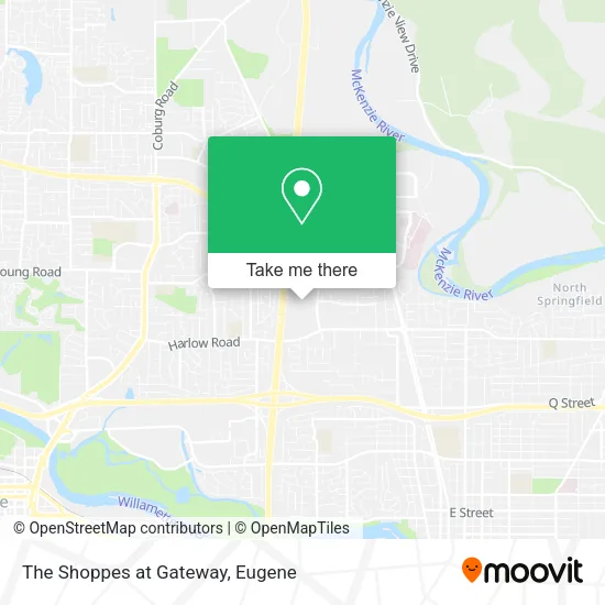 Mapa de The Shoppes at Gateway