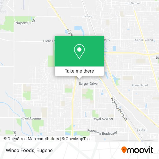 Winco Foods map