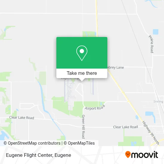 Eugene Flight Center map