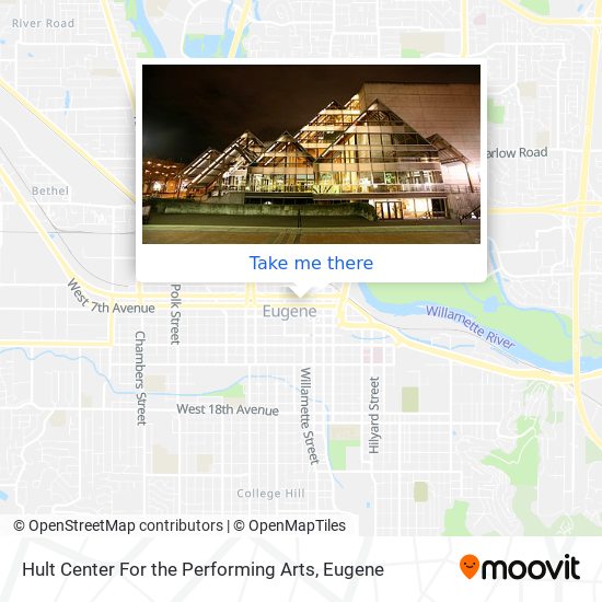 Mapa de Hult Center For the Performing Arts