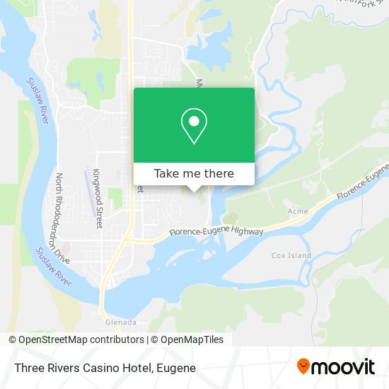 Three Rivers Casino Hotel map