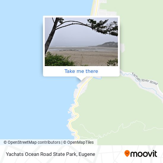 Mapa de Yachats Ocean Road State Park