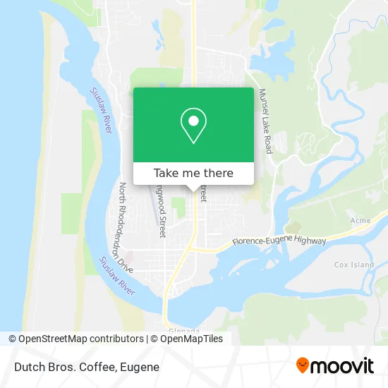 Dutch Bros. Coffee map