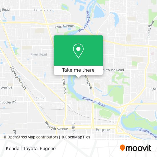 Kendall Toyota map