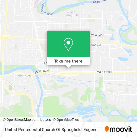 United Pentecostal Church Of Springfield map