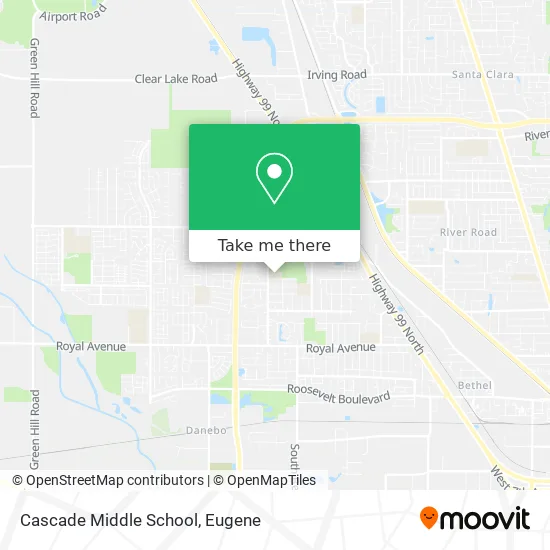 Cascade Middle School map