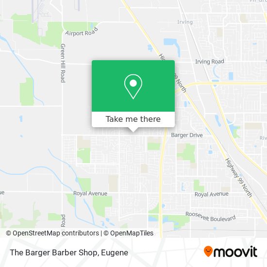 The Barger Barber Shop map